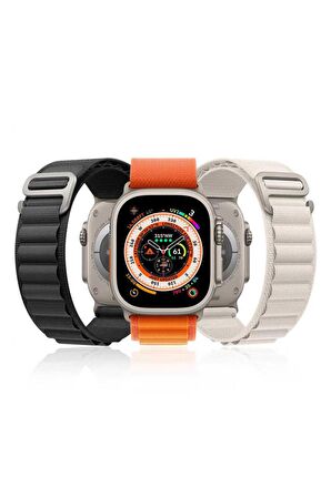 Watch 7 41mm Kordon/kayış Örgü Işlemeli Metal Toka Diyazn Her Ölçüye Uyumlu Kordon