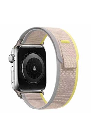 Watch 44mm Kordon/kayış Örgü Işlemeli Ayarlanabilir Ölçü Pratik Tak Çıkar Kordon/kayış