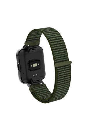 Xiaomi Redmi Watch 2 Lite Kordon/kayış Spor Loop Kasa Koruma 2 In 1 Hasır Örgü Cırtlı Hasır Kordon