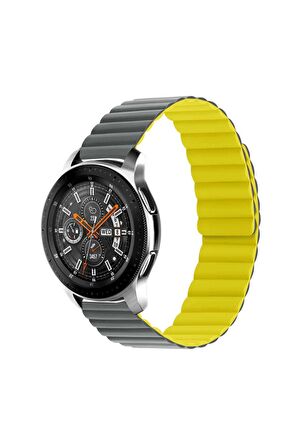 Xiaomi Amazfit Uyumlu Pace Kordon/kayış Çift Renk Mıknatıslı Ayarlanabilir 22mm Kordon