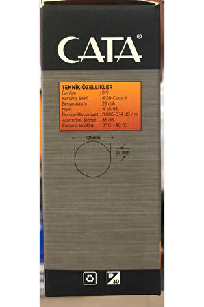 Pilli Duman Dedektörü 9v