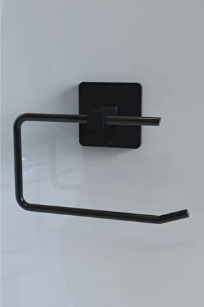 2'li yapışkanlı yuvarlak havluluk - wc peçetelik