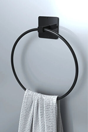 2'li yapışkanlı yuvarlak havluluk - wc peçetelik