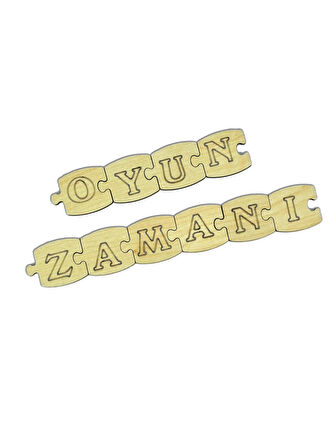 Ahşap YapBoz Türkçe Harfler 64 Harf - Harfleri Öğreniyorum 