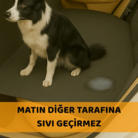 Beylini Evcil Hayvan Araba Koltuk Örtüsü Su Geçirmez Dayanıklı Hamak Tasarım Arka Koltuk Koruma Kılıfı Kaymaz Universal Kedi Köpek Araç Aksesuarları
