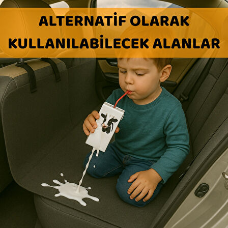 Beylini Evcil Hayvan Araba Koltuk Örtüsü Su Geçirmez Dayanıklı Hamak Tasarım Arka Koltuk Koruma Kılıfı Kaymaz Universal Kedi Köpek Araç Aksesuarları