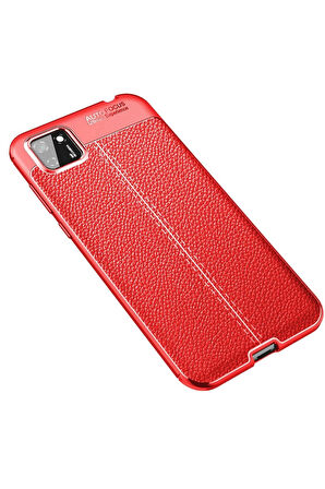 CPT50 Huawei Y5P Kılıf Auto Focus Kapak - Kırmızı