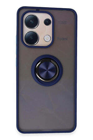 CPT50 Xiaomi Redmi Note 13 4G Kılıf Montreal Yüzüklü Silikon Kapak - Lacivert