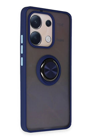 CPT50 Xiaomi Redmi Note 13 4G Kılıf Montreal Yüzüklü Silikon Kapak - Lacivert