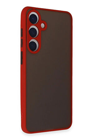 CPT50 Samsung Galaxy S24 Kılıf Montreal Silikon Kapak - Kırmızı