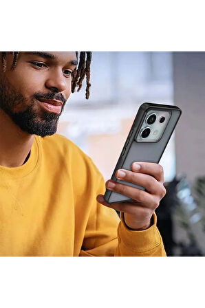 CPT50 Xiaomi Redmi Note 13 Pro 5G Kılıf Elegant Kapak - Siyah