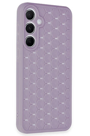 CPT50 Samsung Galaxy A25 5G Kılıf Petek Silikon Kapak - Lila