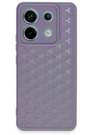 CPT50 Xiaomi Redmi Note 13 Pro 5G Kılıf Petek Silikon Kapak - Lila