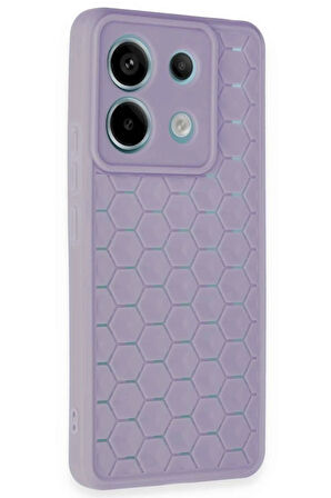 CPT50 Xiaomi Redmi Note 13 Pro 5G Kılıf Petek Silikon Kapak - Lila