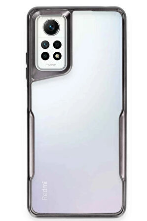 CPT50 Xiaomi Redmi Note 12 Pro 4G Kılıf Boyi Silikon Kapak - Siyah