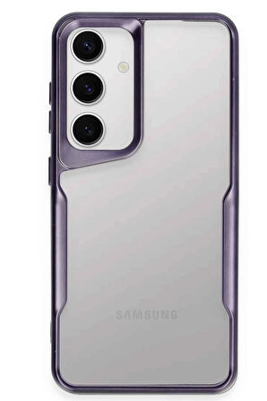 CPT50 Samsung Galaxy S24 Kılıf Boyi Silikon Kapak - Derin Mor