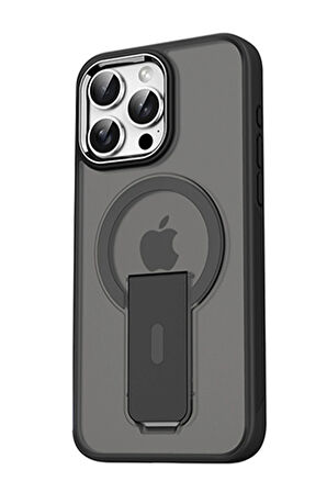 CPT50 iPhone 14 Pro Tork Magsafe Standlı Kapak - Siyah