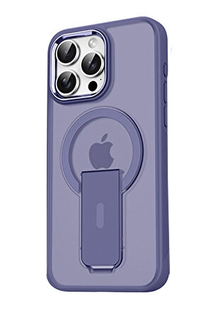 CPT50 iPhone 14 Pro Tork Magsafe Standlı Kapak - Derin Mor
