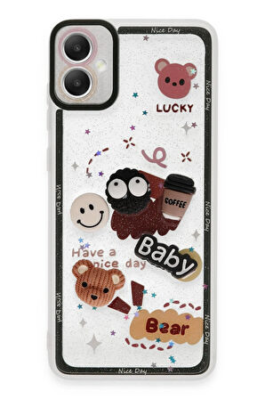 CPT50 Samsung Galaxy A05 Kılıf Sweet Desenli Silikon Kapak - Sarı