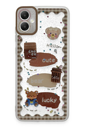 CPT50 Samsung Galaxy A05 Kılıf Sweet Desenli Silikon Kapak - Şeffaf