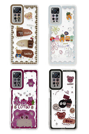 CPT50 Xiaomi Redmi Note 11 Kılıf Sweet Desenli Silikon Kapak - Pembe