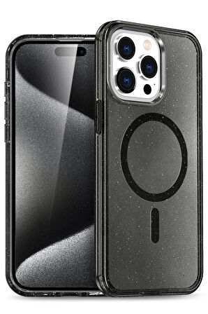 CPT50 iPhone 14 Pro Kılıf Star Magsafe Kapak - Siyah