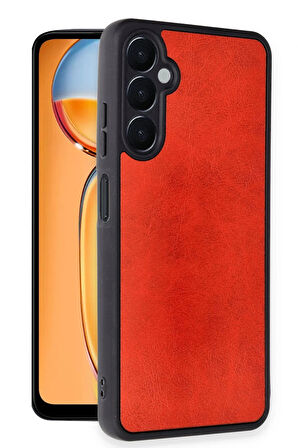 CPT50 Samsung Galaxy A55 5G Kılıf Aras Deri Kapak - Kırmızı