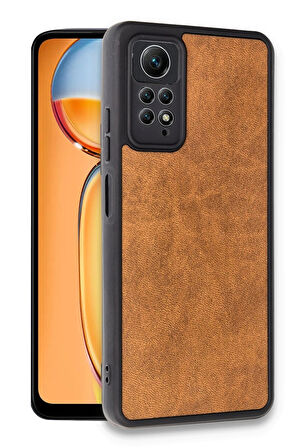 CPT50 Xiaomi Redmi Note 12 Pro 4G Kılıf Aras Deri Kapak - Taba