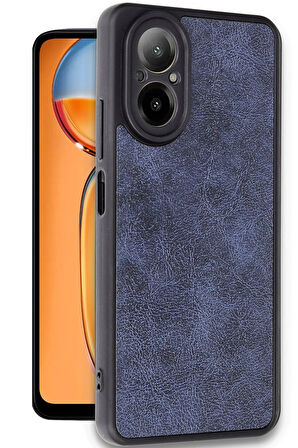 CPT50 Realme 12 Lite Kılıf Aras Deri Kapak - Lacivert