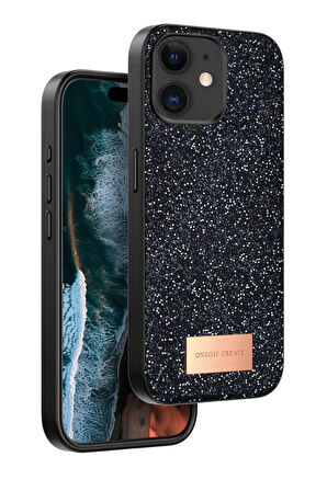 CPT50 iPhone 11 Bright Simli Kapak - Siyah