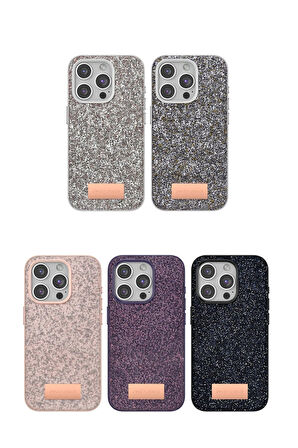 CPT50 iPhone 11 Bright Simli Kapak - Siyah