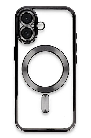 CPT50 iPhone 16 Plus Kılıf Kross Magneticsafe Kapak - Siyah