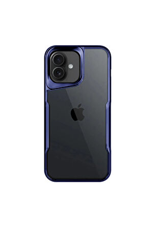 CPT50 iPhone 16 Plus Kılıf Boyi Silikon Kapak - Lacivert