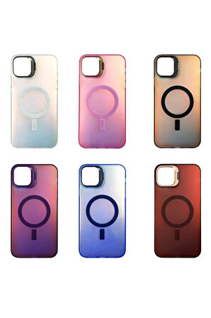 CPT50 iPhone 15 Pro Primera Magsafe Standlı Kapak - Lacivert