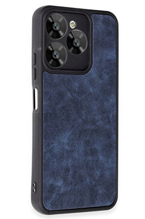 CPT50 General Mobile Era 30 Kılıf Aras Deri Kapak - Lacivert