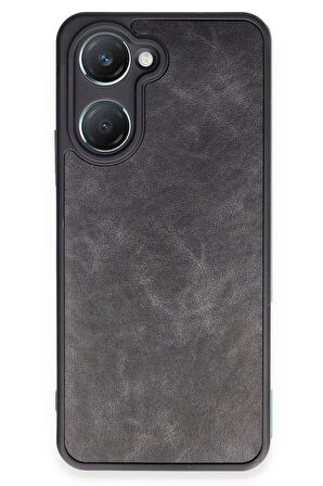 CPT50 Vivo Y18 Kılıf Aras Deri Kapak - Siyah