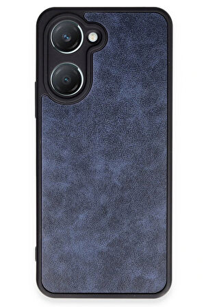 CPT50 Vivo Y18 Kılıf Aras Deri Kapak - Lacivert