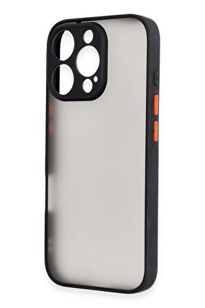 CPT50 iPhone 16 Pro Kılıf Montreal Silikon Kapak - Siyah