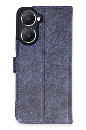 CPT50 Vivo Y18 Kılıf Trend S Plus Kapaklı Kılıf - Lacivert