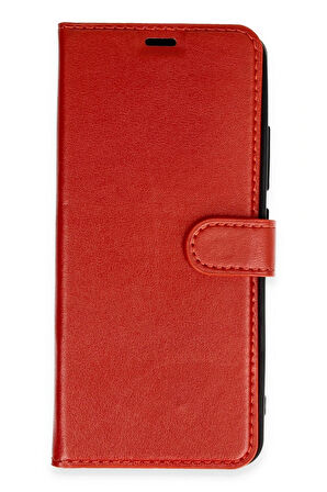 CPT50 Oppo A38 Kılıf Trend S Plus Kapaklı Kılıf - Kırmızı