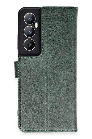 CPT50 Realme C65 Kılıf Trend S Plus Kapaklı Kılıf - Yeşil