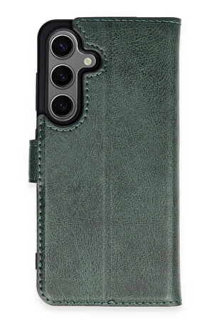 CPT50 Samsung Galaxy S24 Kılıf Trend S Plus Kapaklı Kılıf - Yeşil