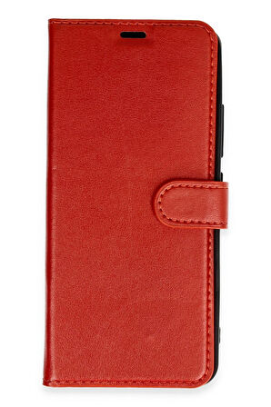 CPT50 Vivo Y27 Kılıf Trend S Plus Kapaklı Kılıf - Kırmızı