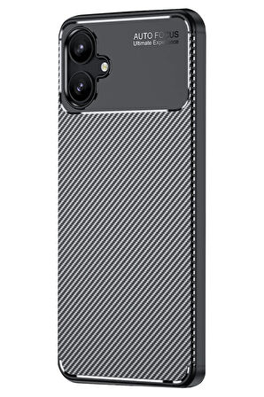 CPT50 Samsung Galaxy A06 Kılıf Auto Focus Karbon Kapak - Siyah