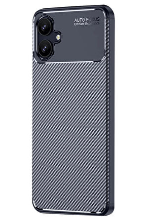 CPT50 Samsung Galaxy A06 Kılıf Auto Focus Karbon Kapak - Lacivert