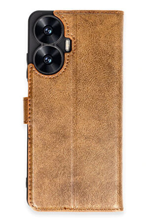 CPT50 Realme C55 Kılıf Trend S Plus Kapaklı Kılıf - Taba