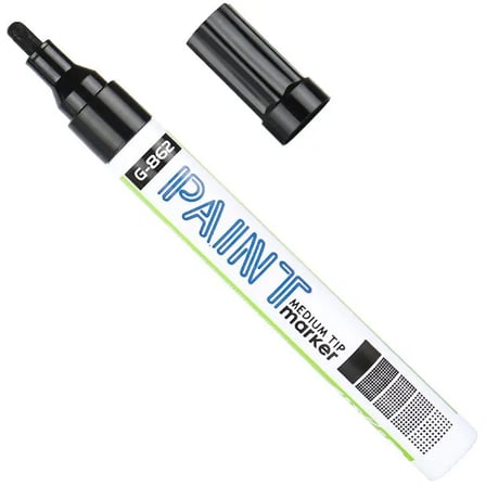 Lastik Yazı Kalemi Gxın Paint Markör Beyaz ADET