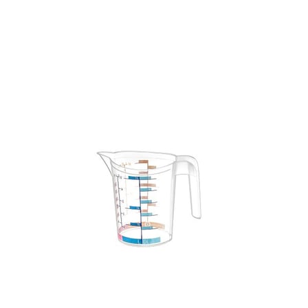 Delux Serisi Mutfak Eşyası Tarif Ölçümü Yemek Yapımı 0,5 Litre Multi Ölçü Kabı