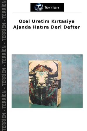 Özel Üretim Kırtasiye Ajanda Hatıra Deri Defter