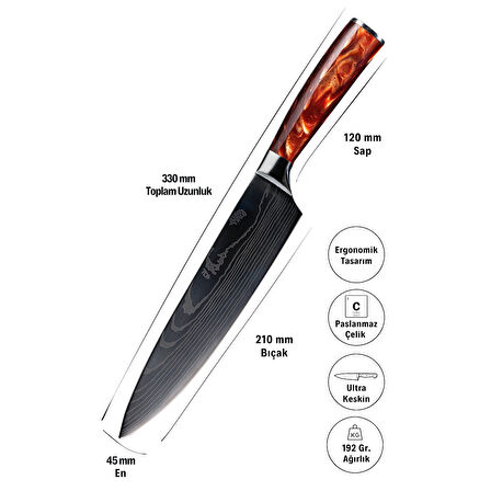 Ceronni Japon Şef Bıçağı